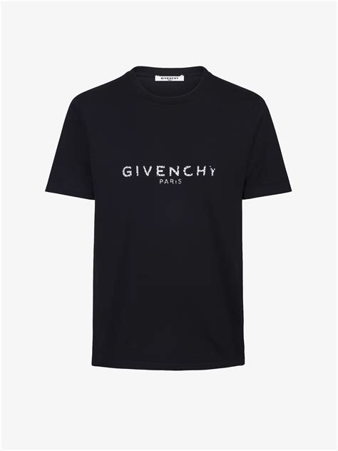 tshirt givenchy paris|givenchy graphic crewneck t shirt.